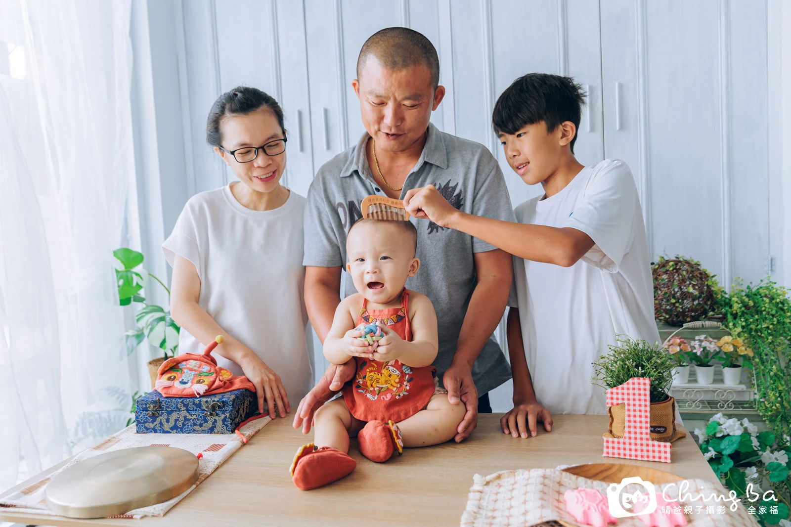 弟弟的抓周時光——晴爸親子攝影