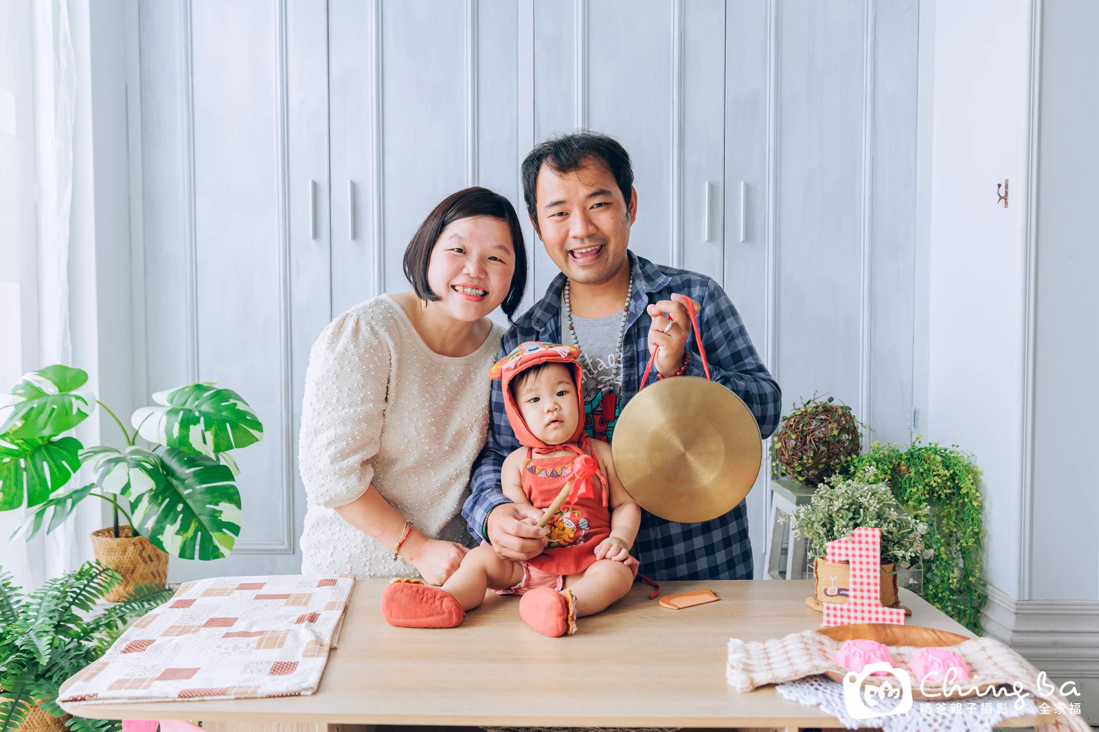 MOMO周歲抓周儀式的紀錄(2022 年冬季)