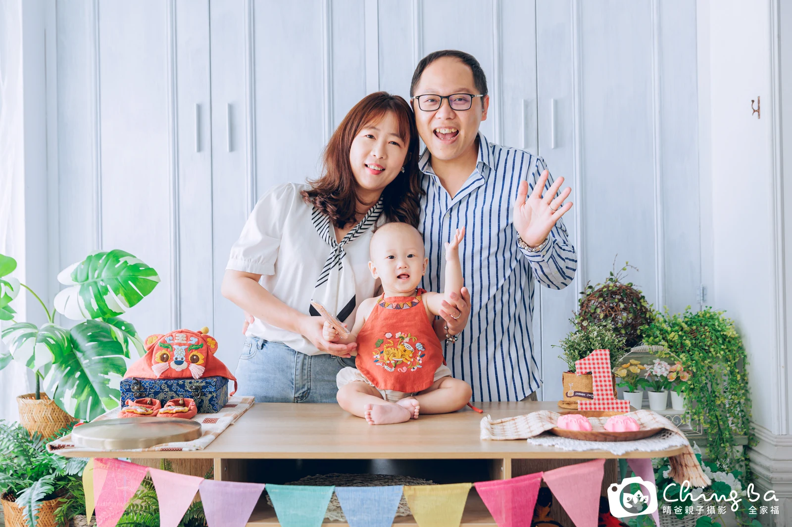 湋湋的抓周時光——晴爸親子攝影