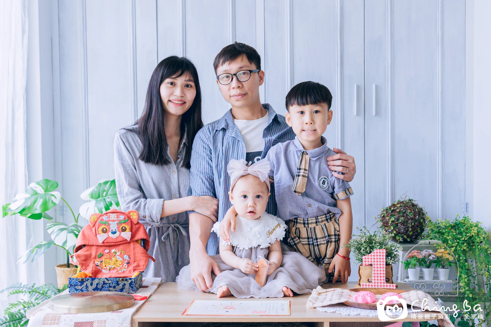 小花周歲抓周儀式的紀錄（2023 年春季）