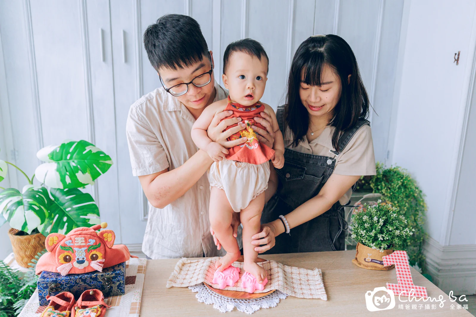 芋泥的抓周時光——晴爸親子攝影