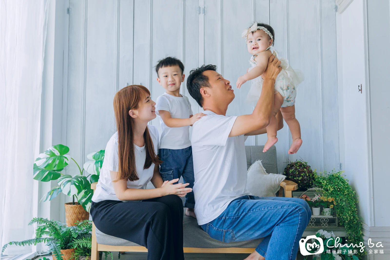 喬喬的台中小家庭抓周拍攝現場