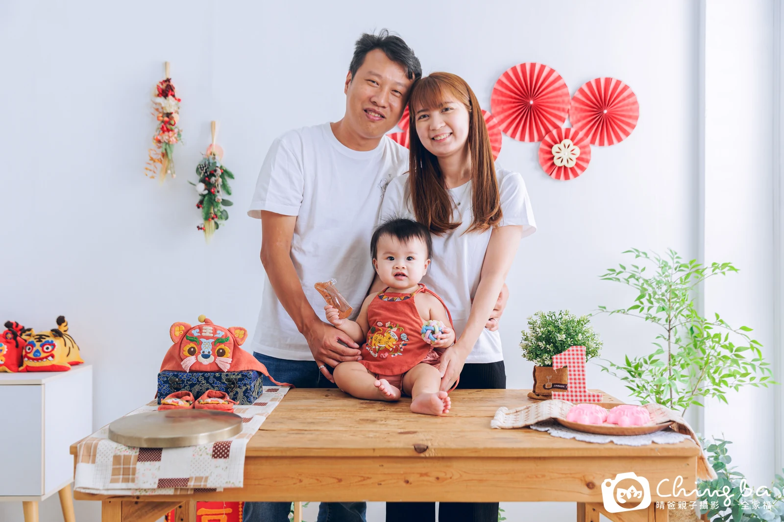 喬喬的抓周時光——晴爸親子攝影