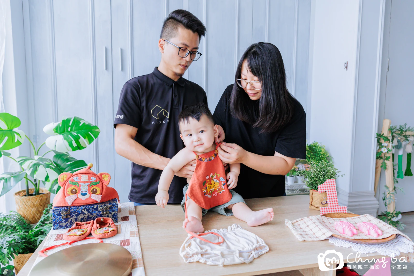 左左的抓周時光——晴爸親子攝影