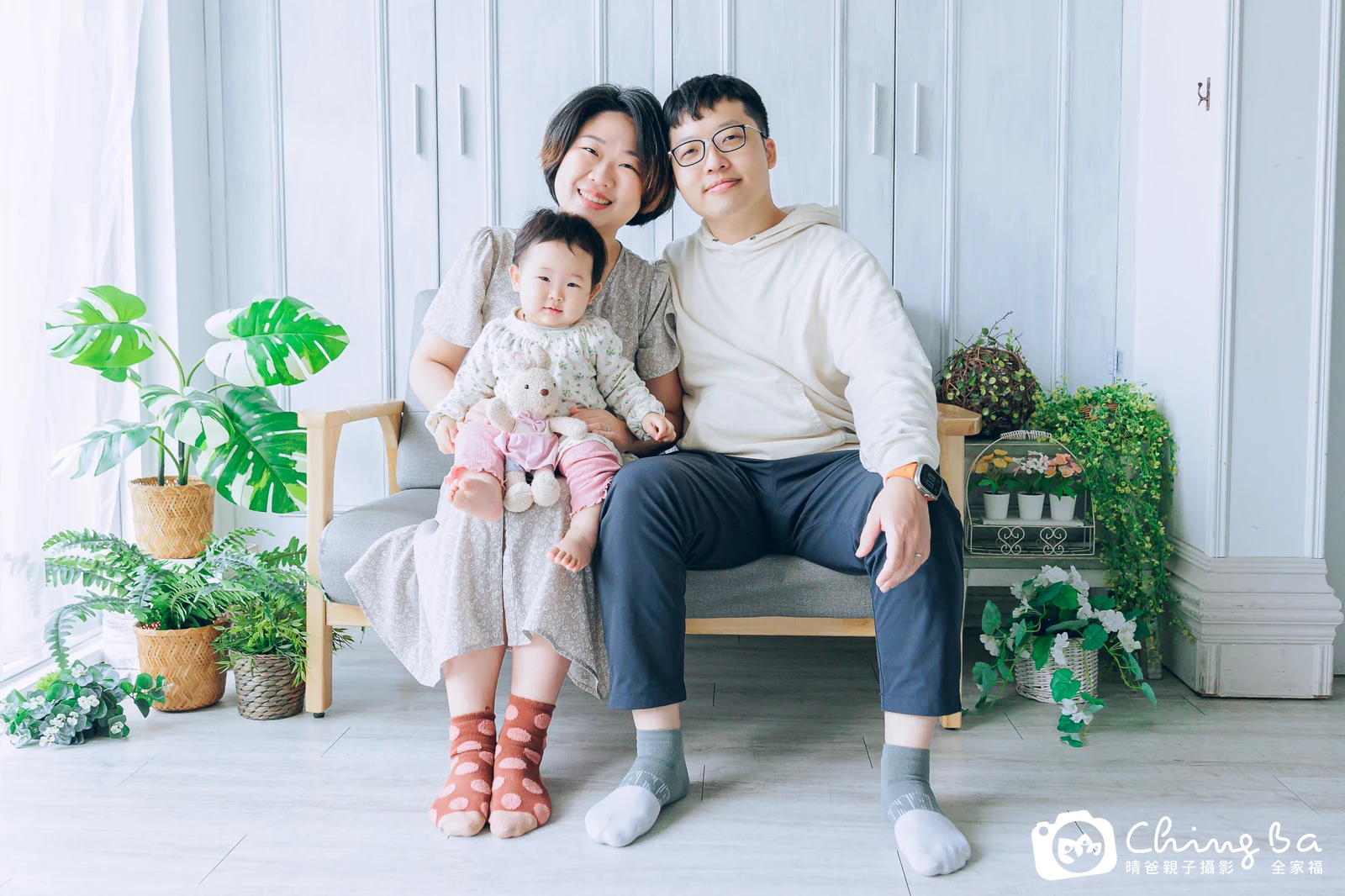 芙周歲抓周儀式的紀錄（2024 年春季）