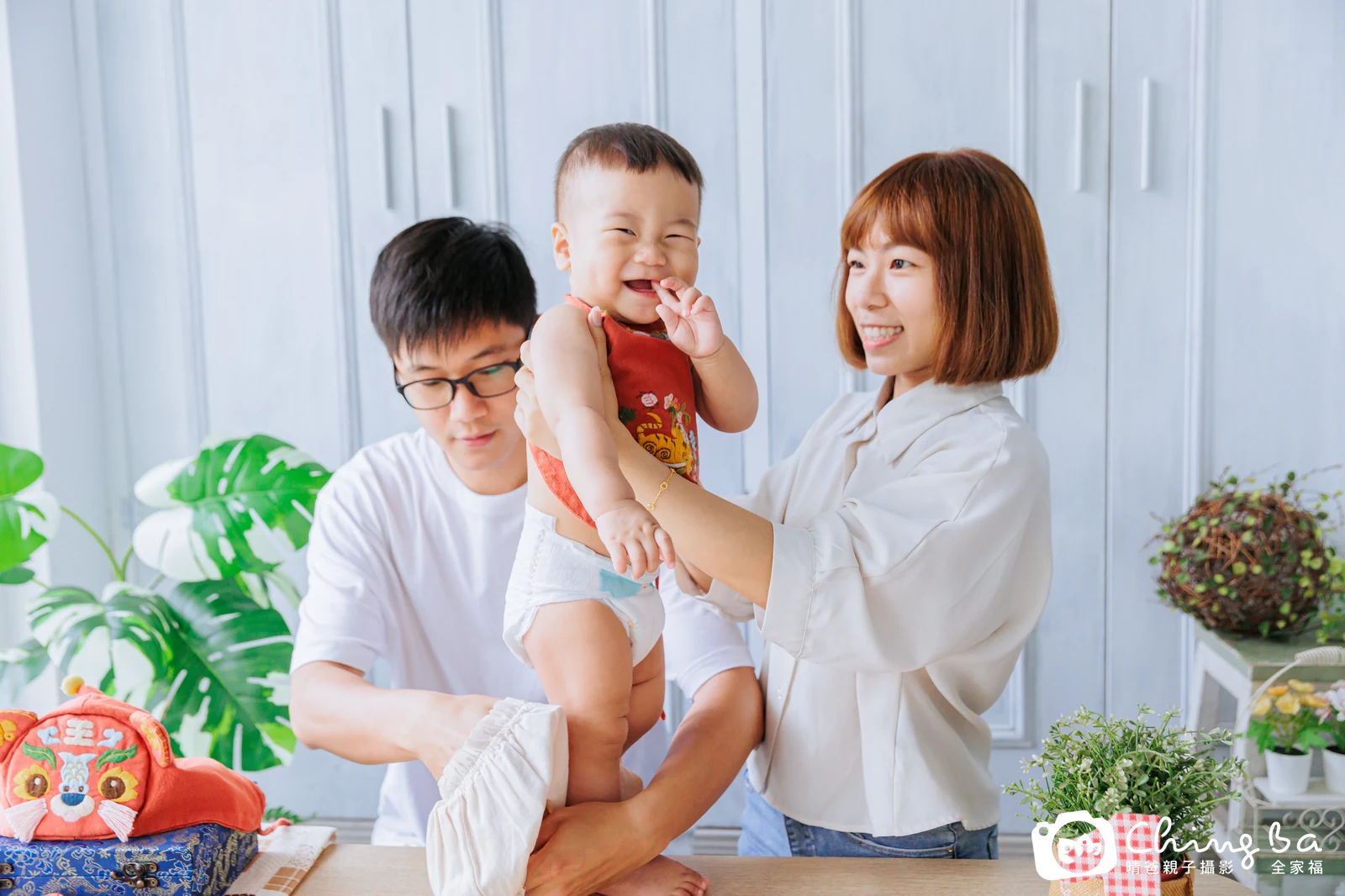 皓皓周歲抓周儀式的紀錄（2023 年秋季）