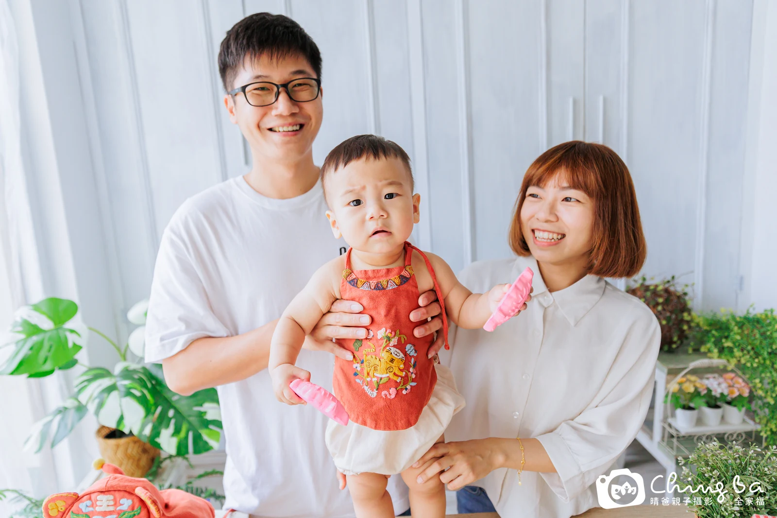 皓皓在台中拍小家庭抓周的珍貴一刻