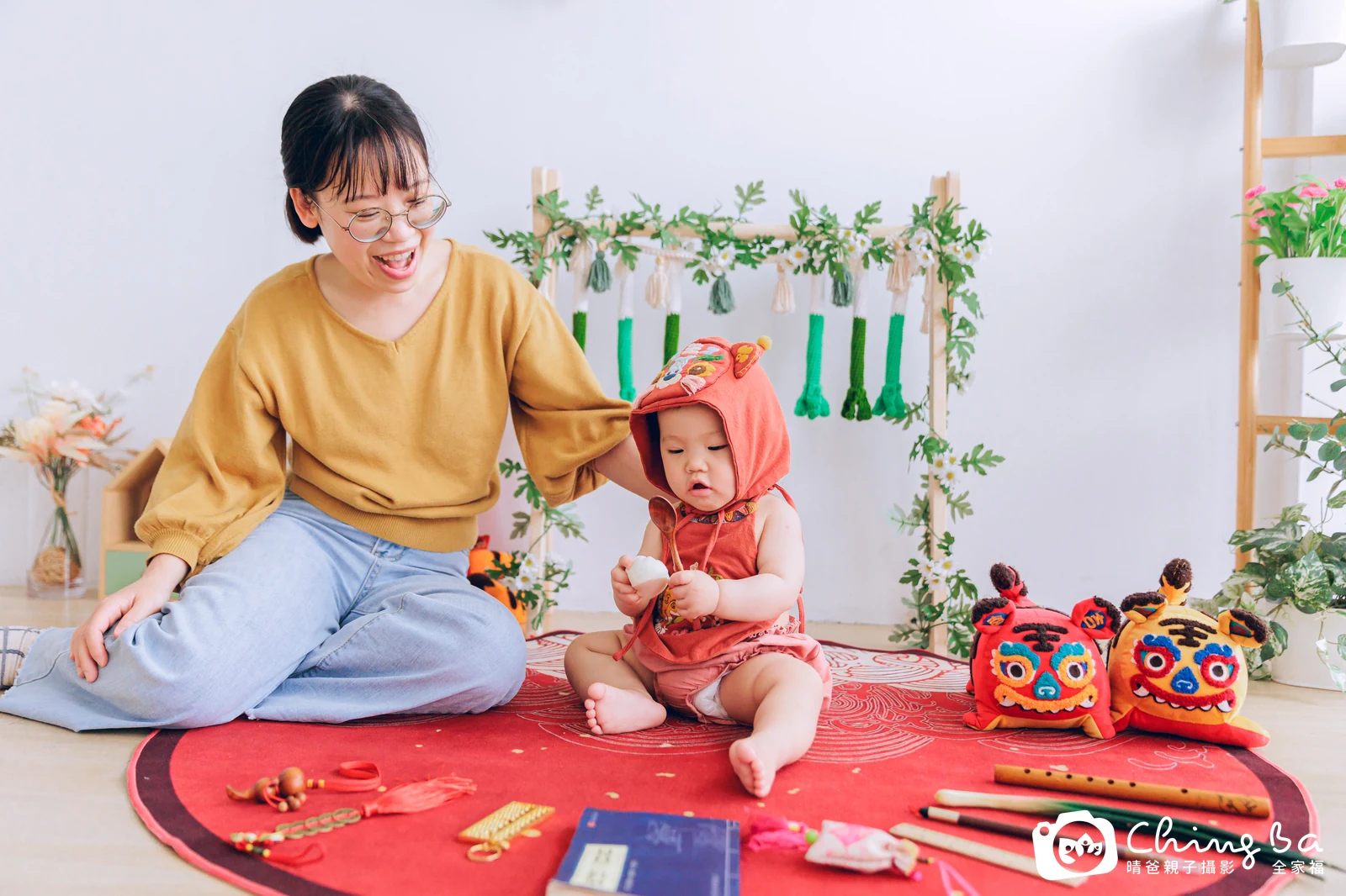 芯芯周歲抓周儀式的紀錄（2023 年夏季）