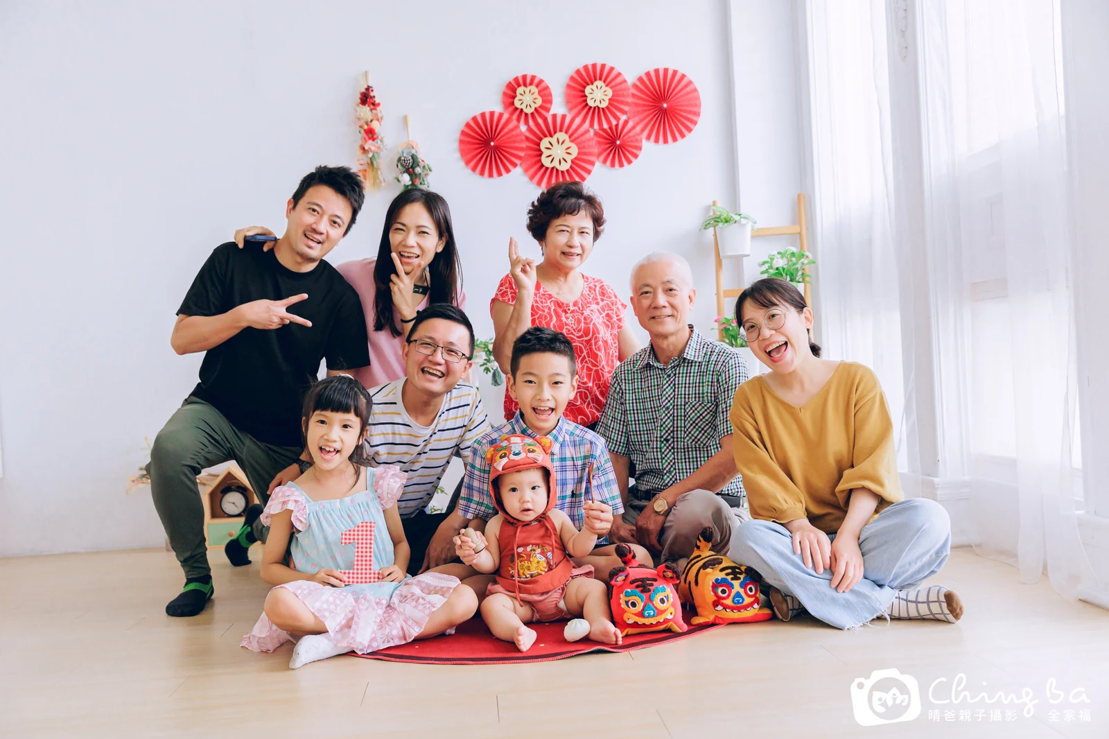 小家庭抓周拍作品｜2023 年夏季｜晴爸親子攝影