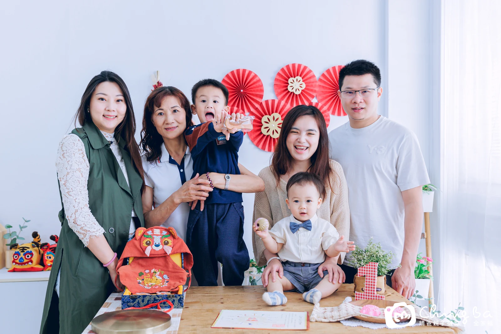 小家庭抓周拍作品|2023 年春季|晴爸親子攝影