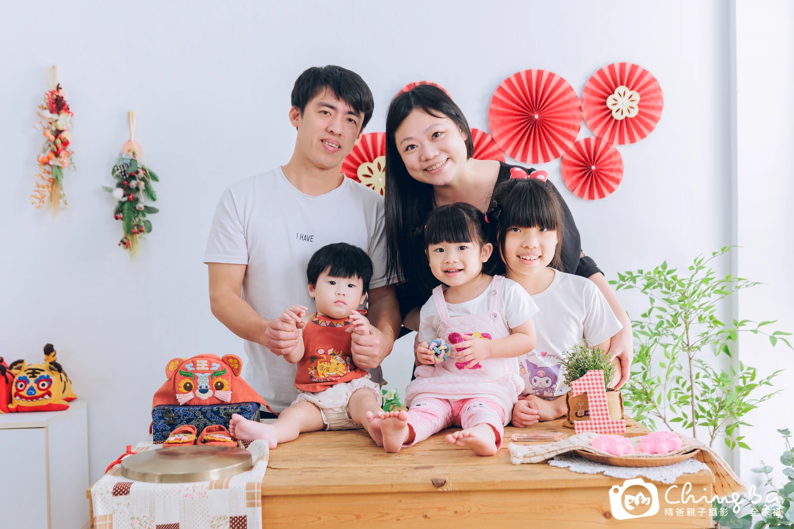 澔澔在台中拍小家庭抓周的珍貴一刻