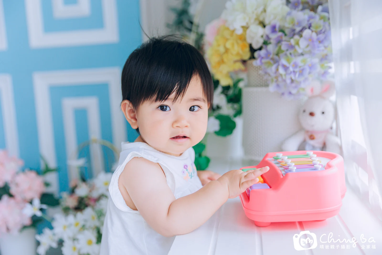 萱萱的抓周時光——晴爸親子攝影