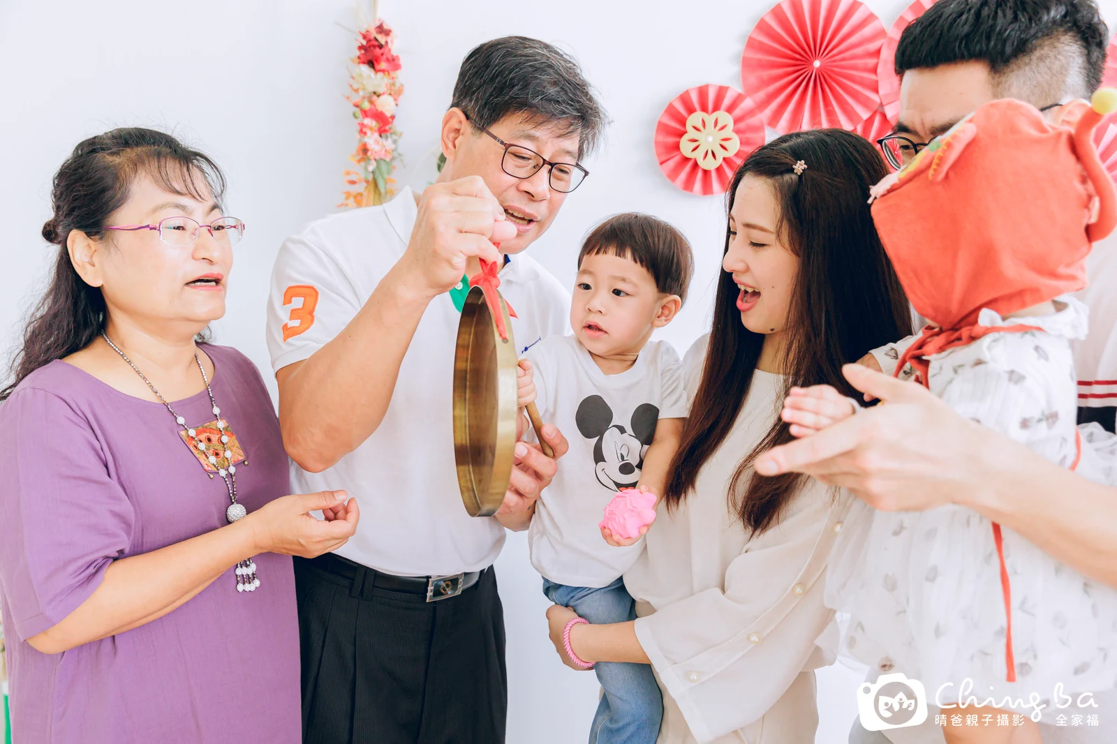 晴晴的抓周時光——晴爸親子攝影