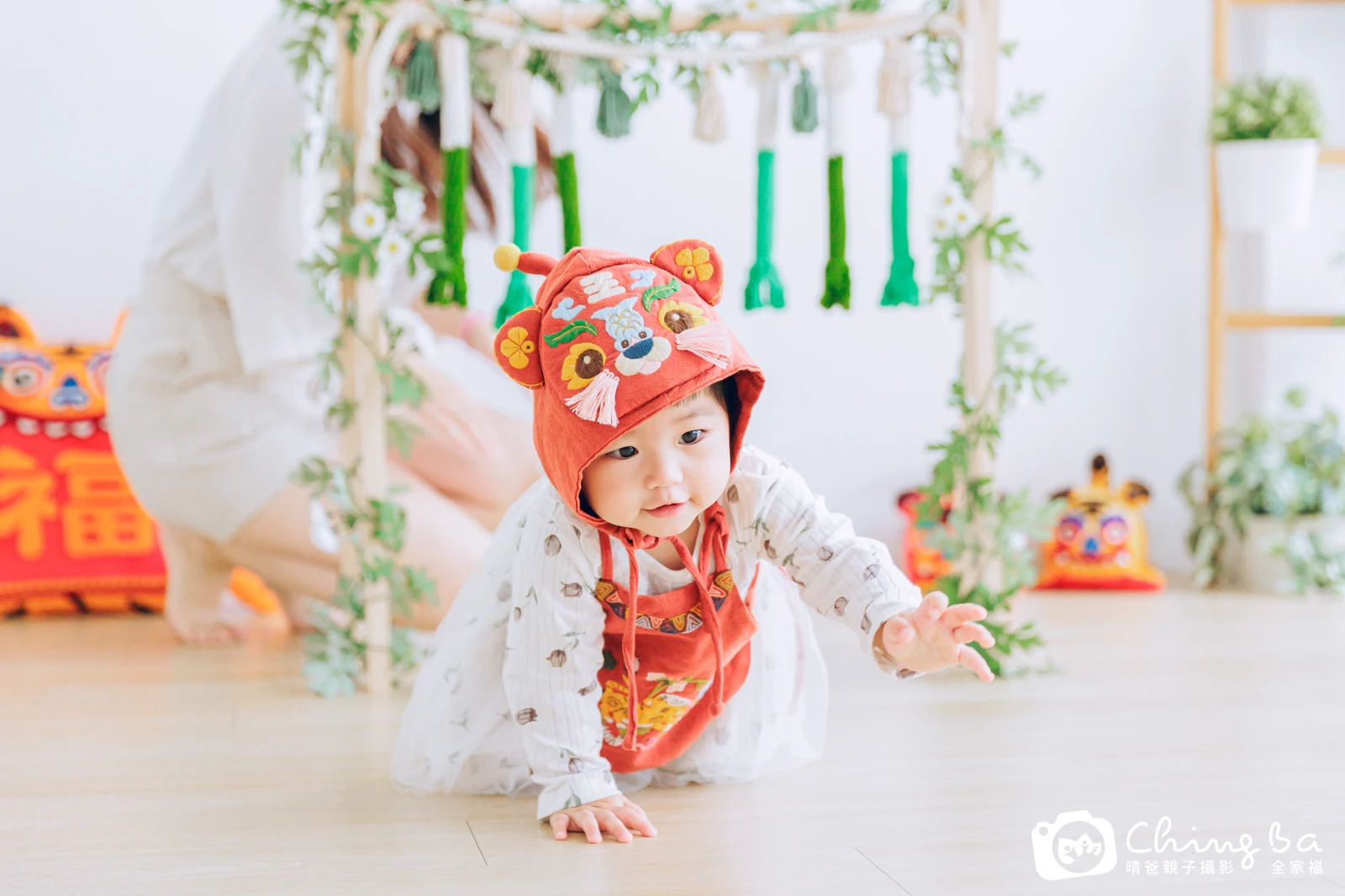 晴晴的抓周時光——晴爸親子攝影