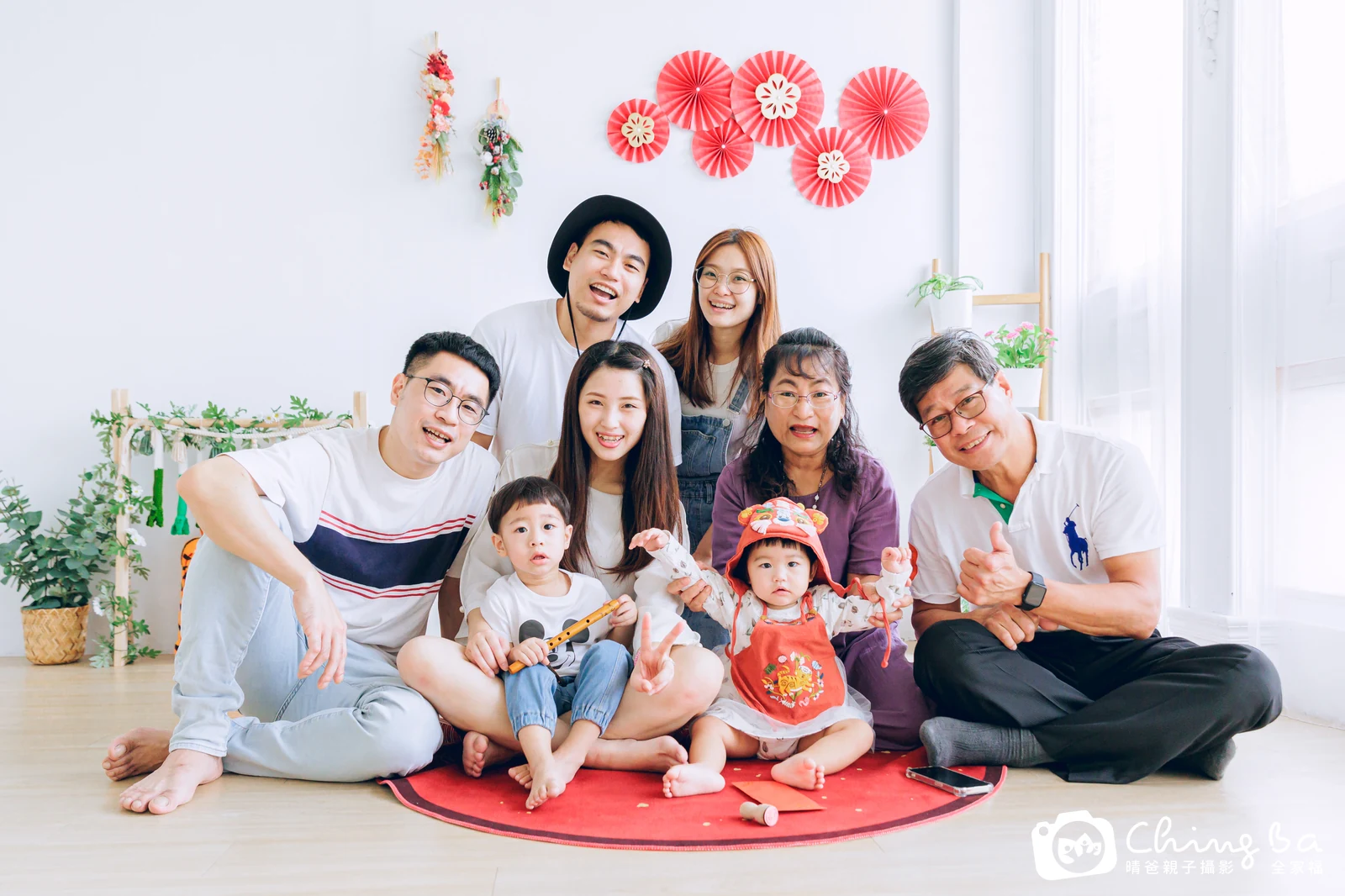 小家庭抓周拍作品｜2022 年秋季｜晴爸親子攝影