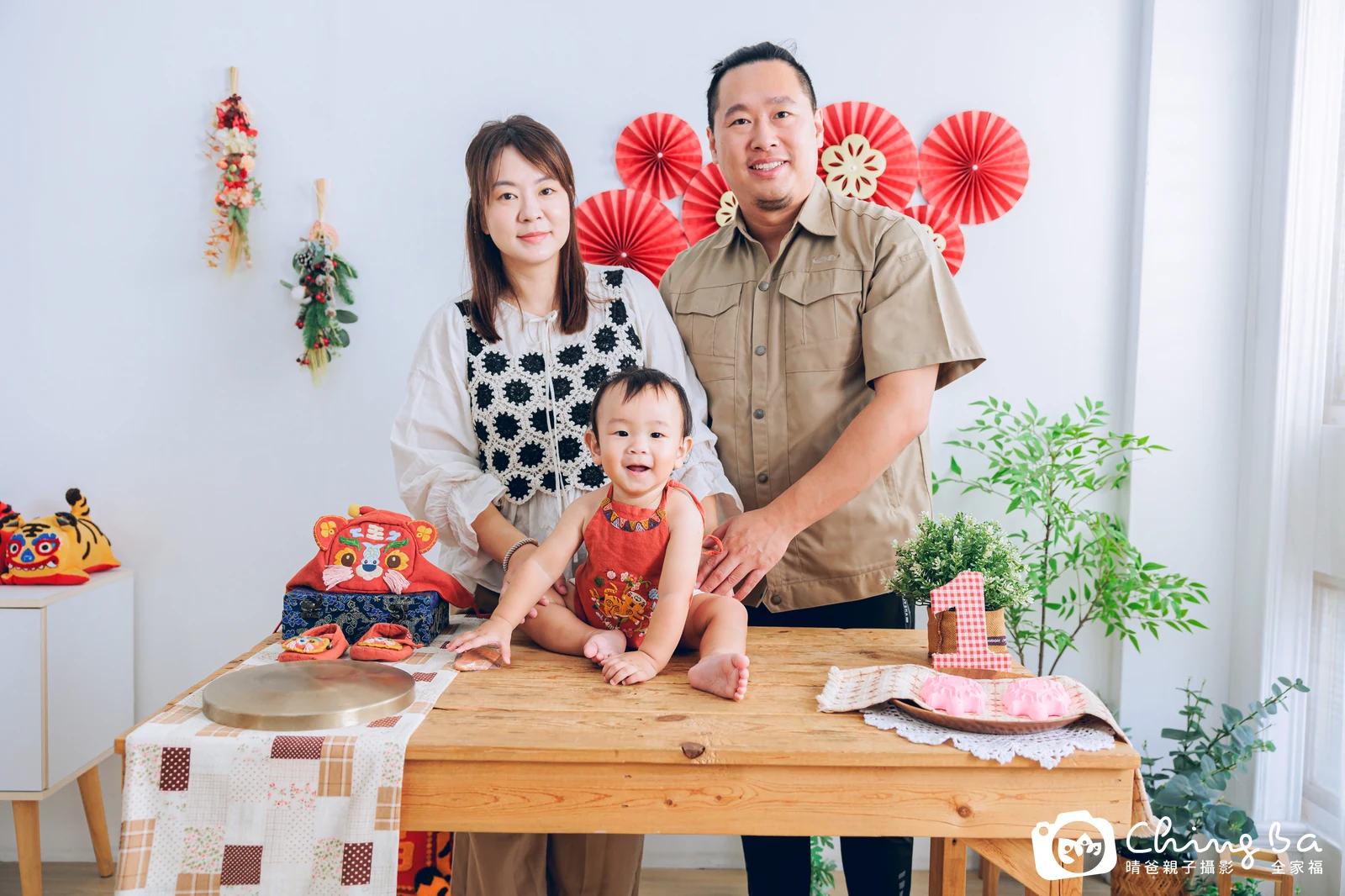 洋洋的抓周時光——晴爸親子攝影