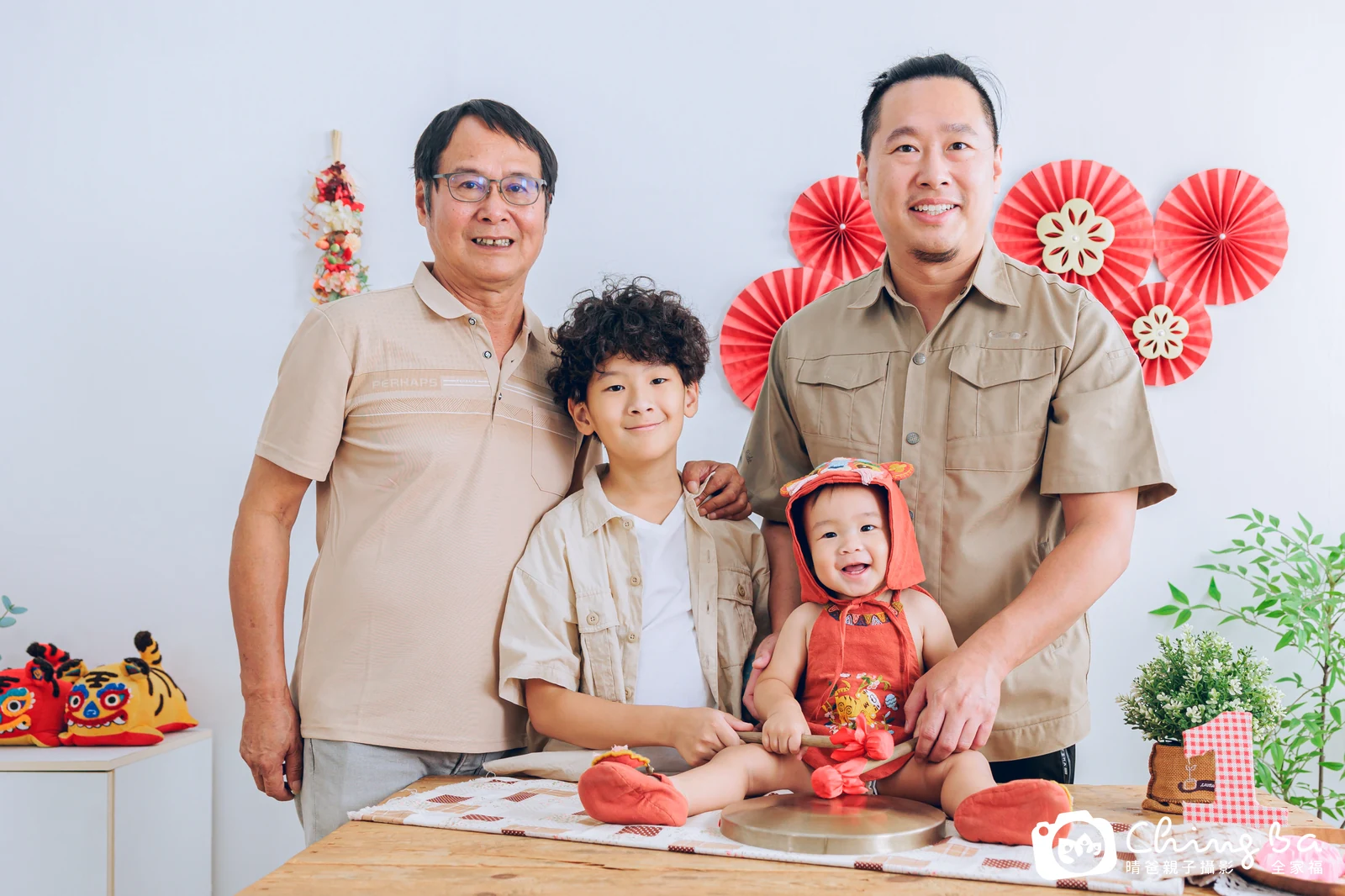 洋洋的抓周時光——晴爸親子攝影