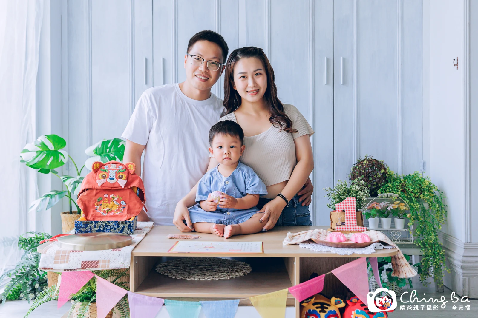 叡叡的抓周時光——晴爸親子攝影