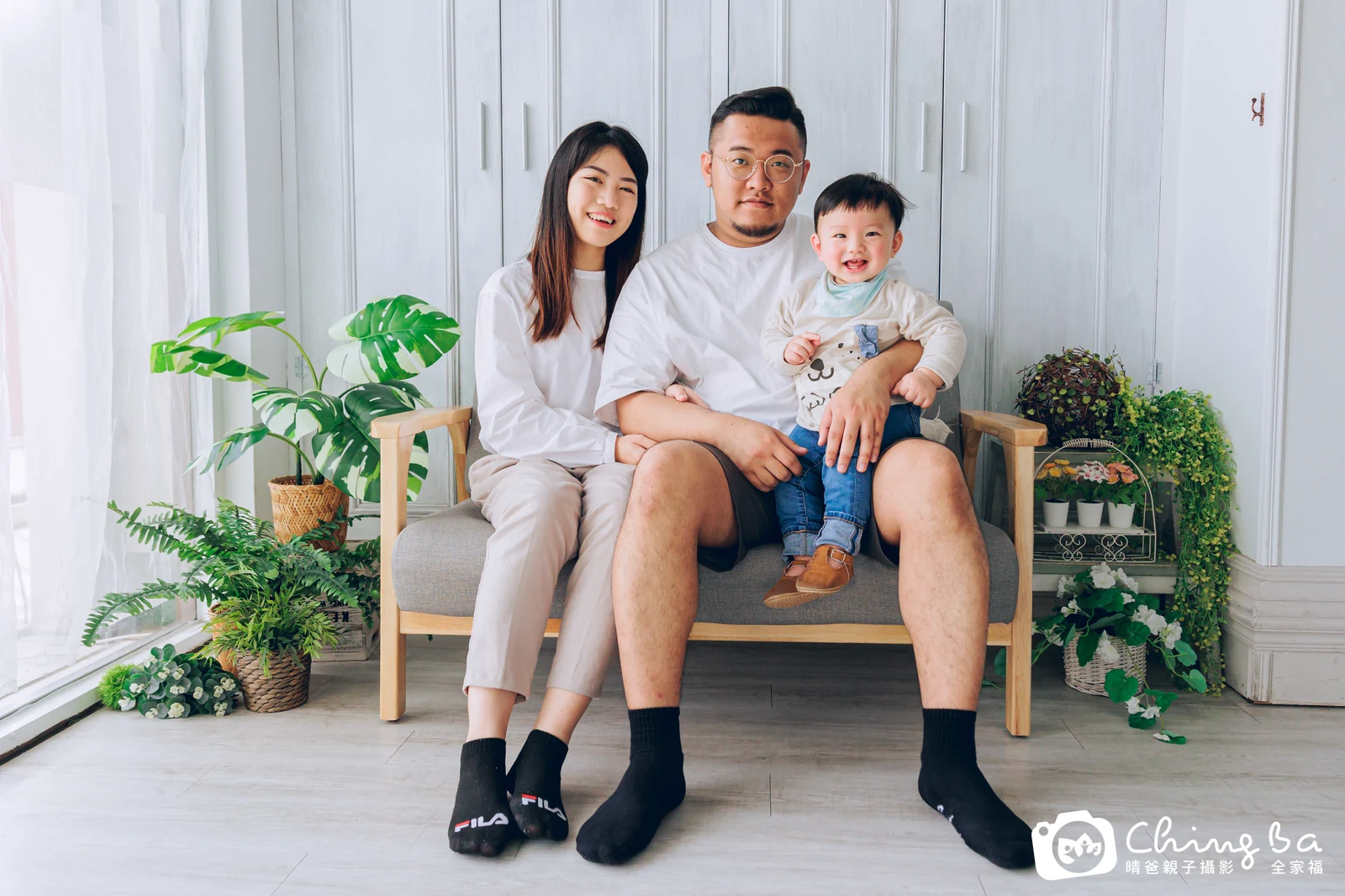 BoBo的台中小家庭抓周拍攝現場