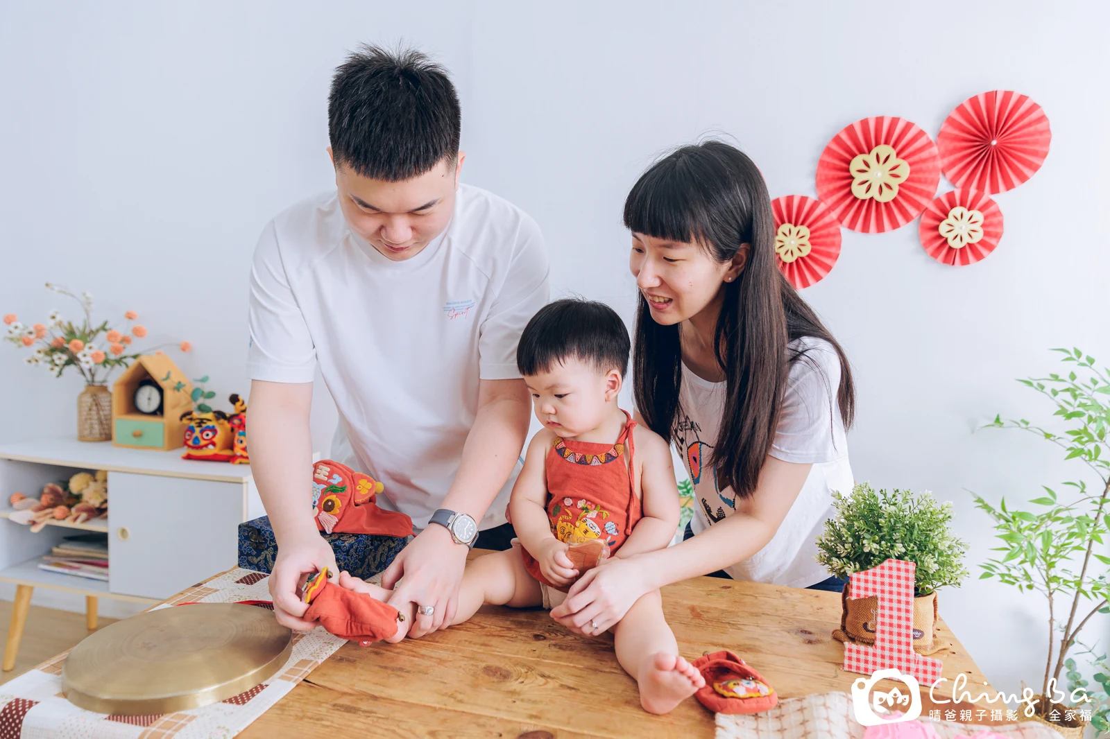 澄周歲抓周儀式的紀錄（2025 年夏季）