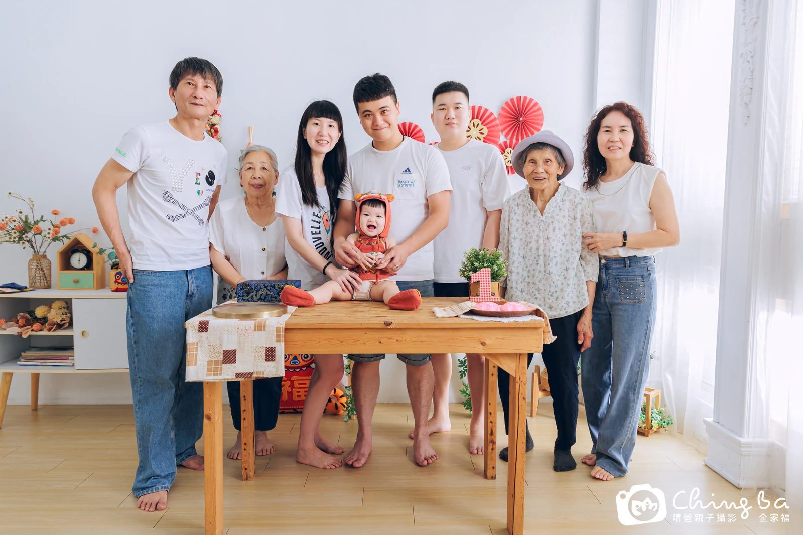 澄周歲抓周儀式的紀錄（2025 年夏季）
