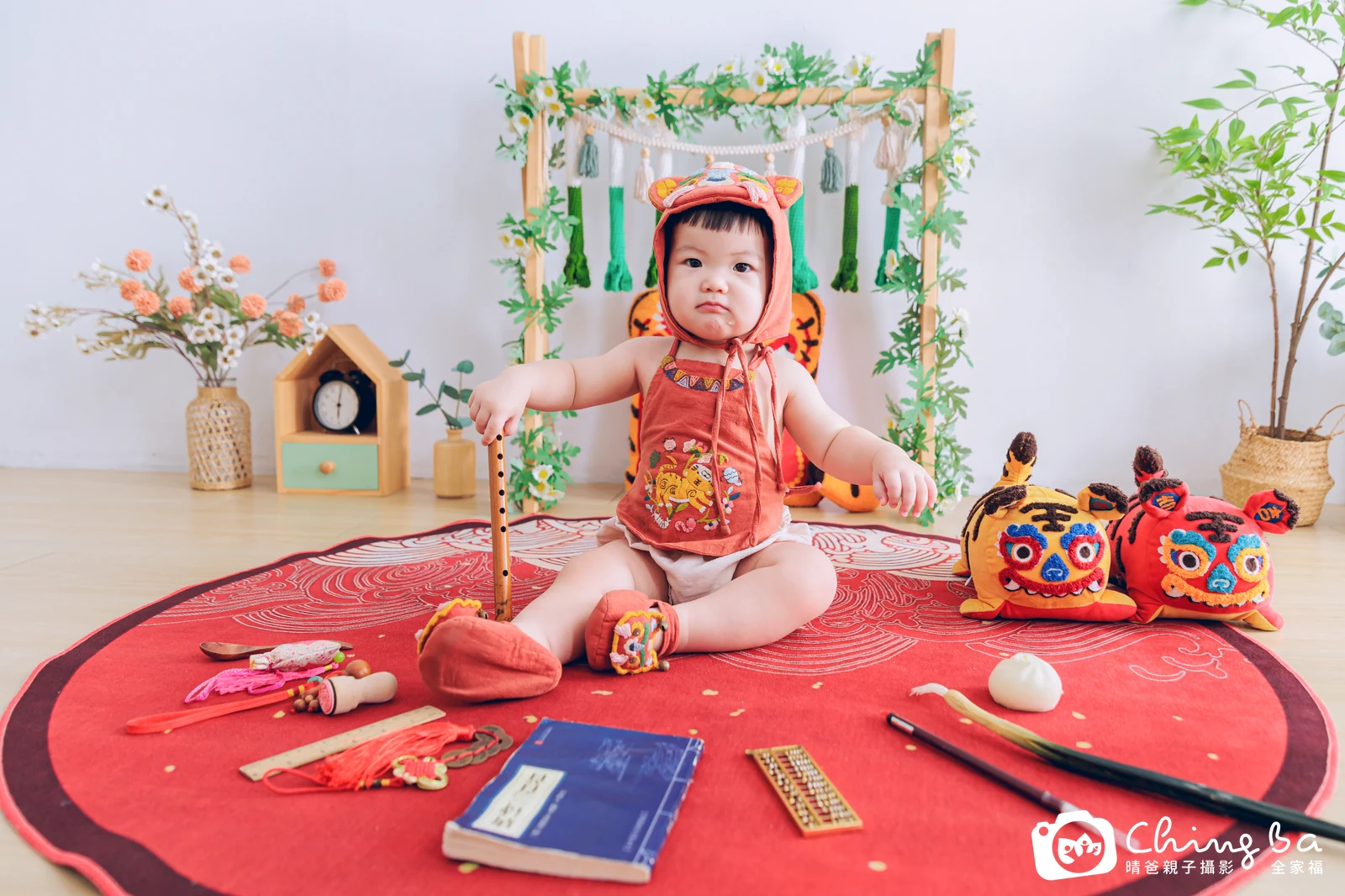澄周歲抓周儀式的紀錄（2025 年夏季）