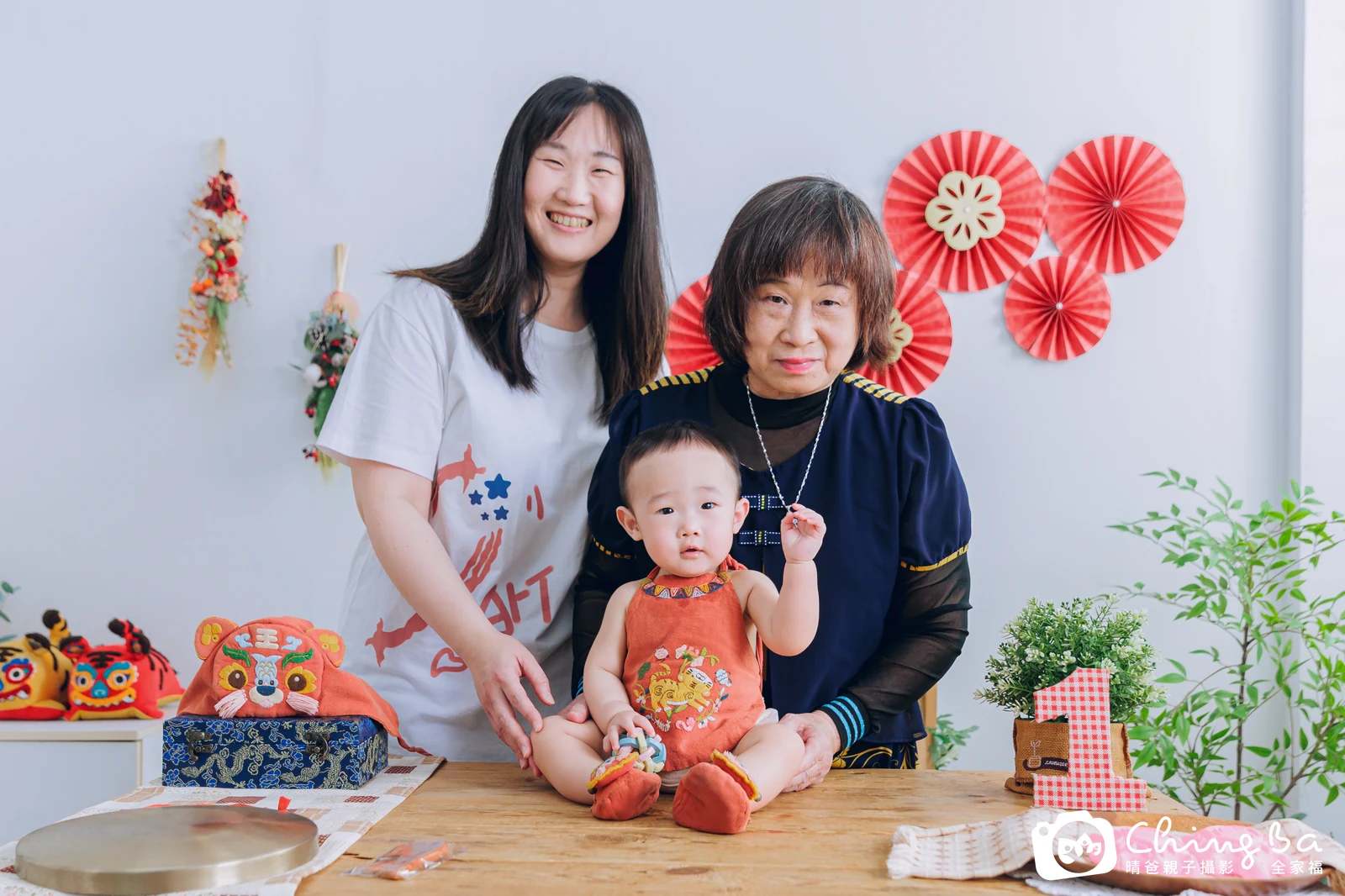 銨銨的抓周時光——晴爸親子攝影