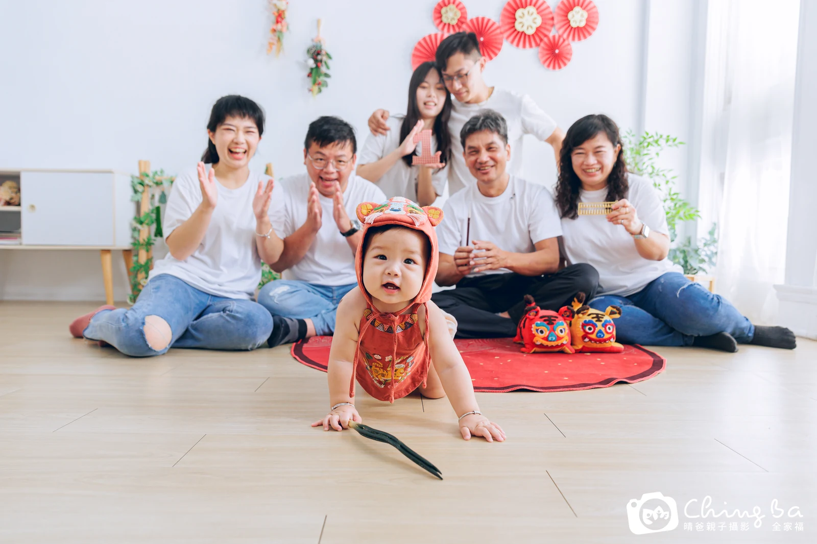 小家庭抓周拍作品｜2025 年夏季｜晴爸親子攝影
