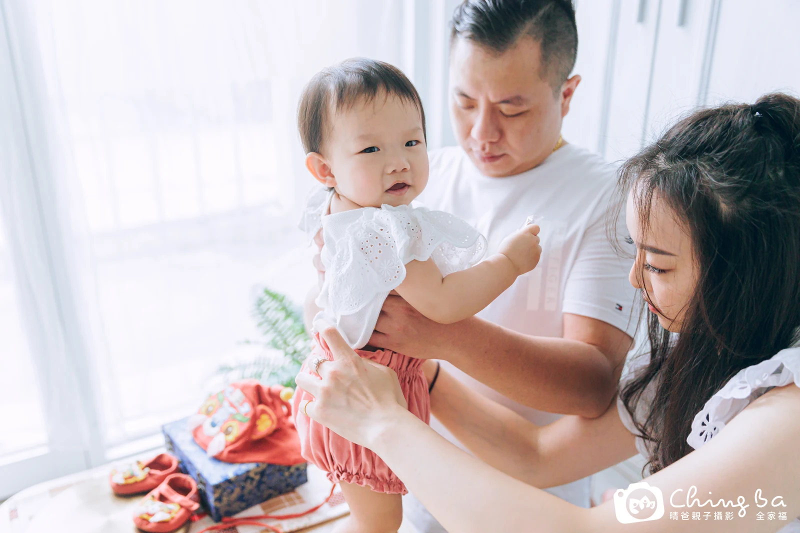 菲菲的抓周時光——晴爸親子攝影