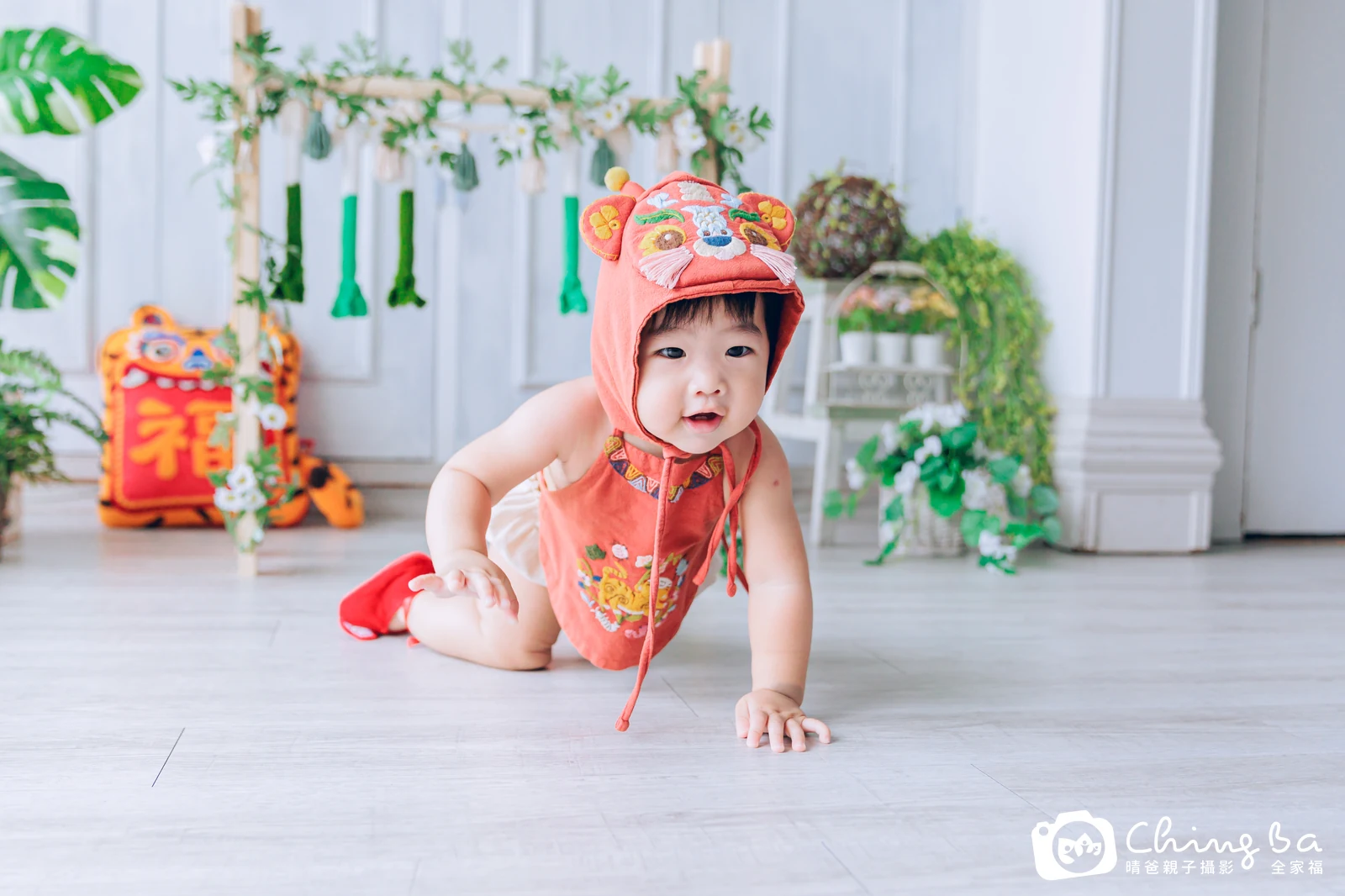 宥宥周歲抓周儀式的紀錄（2023 年夏季）