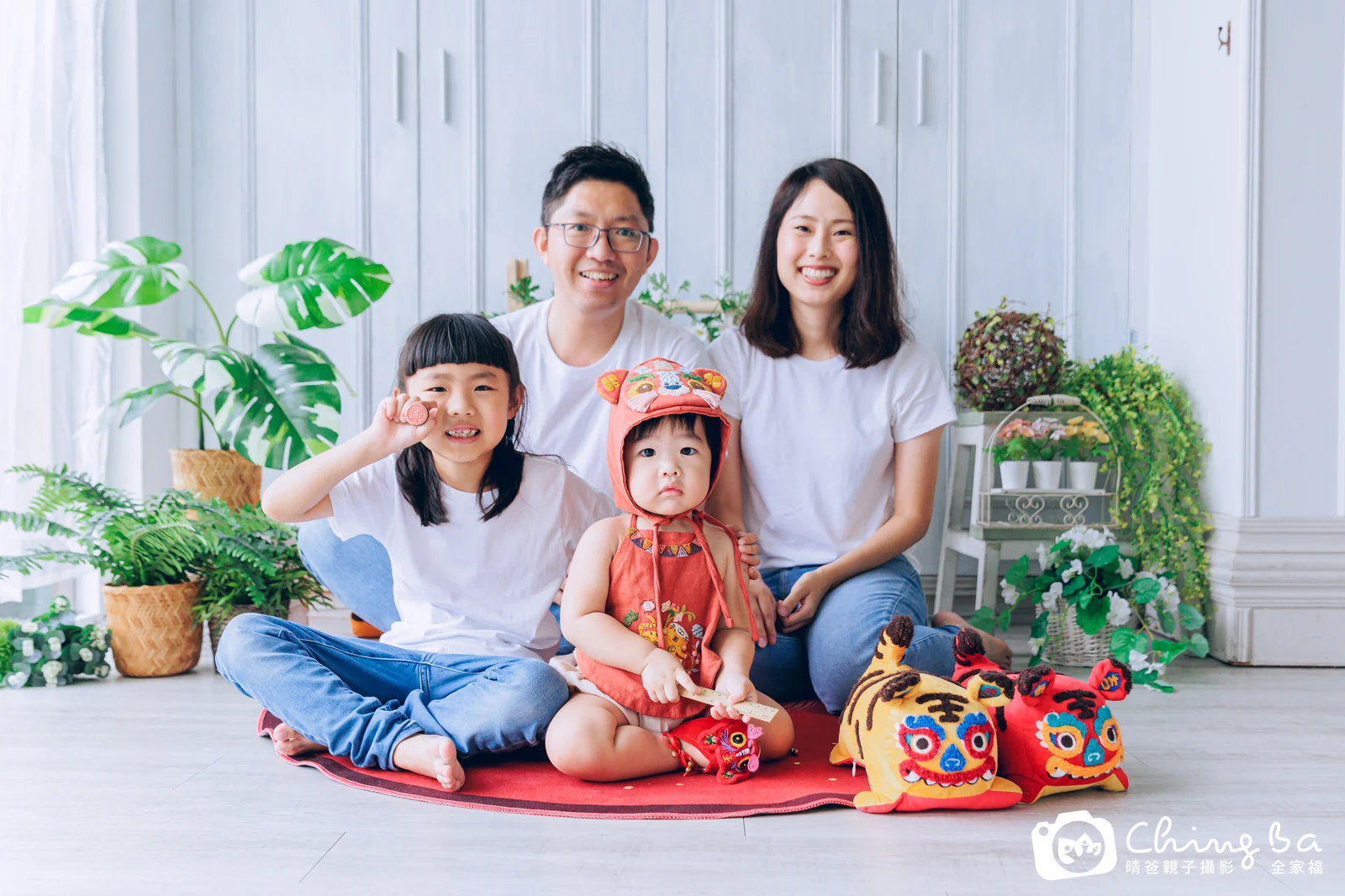 宥宥周歲抓周儀式的紀錄（2023 年夏季）