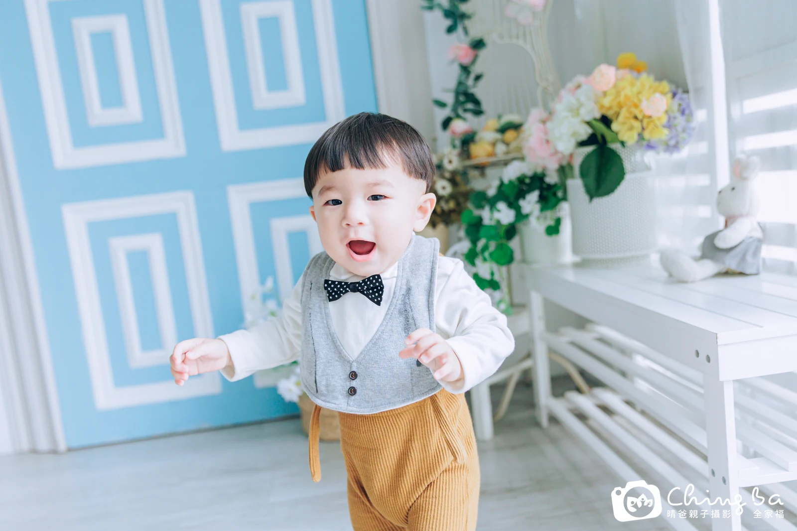 蛋捲的抓周時光——晴爸親子攝影