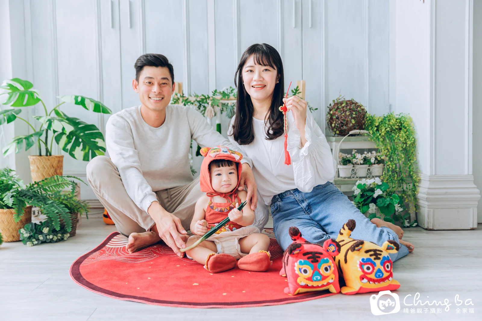 小家庭抓周拍作品|2023 年冬季|晴爸親子攝影