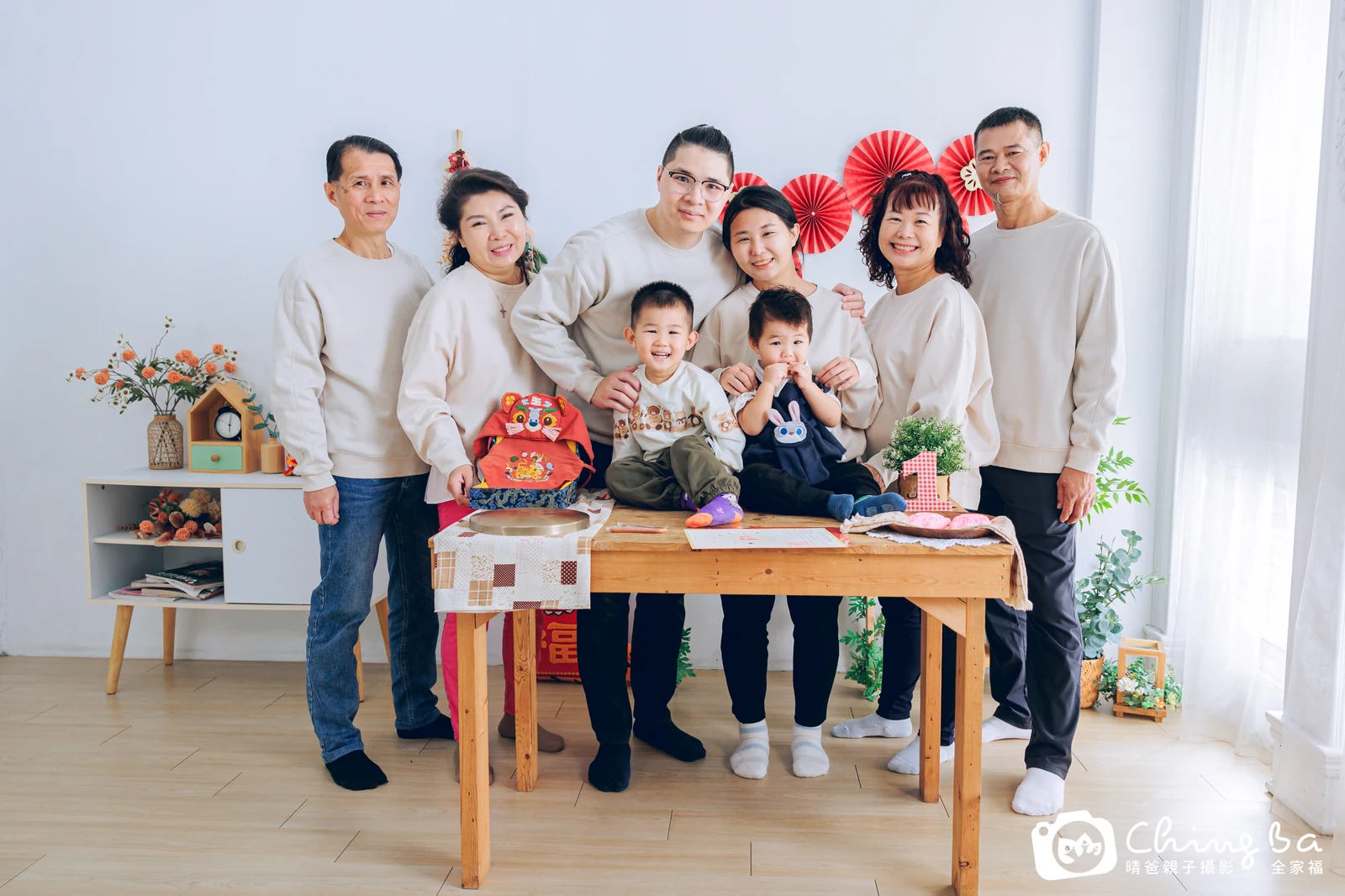 Teddy在台中拍小家庭抓周的珍貴一刻