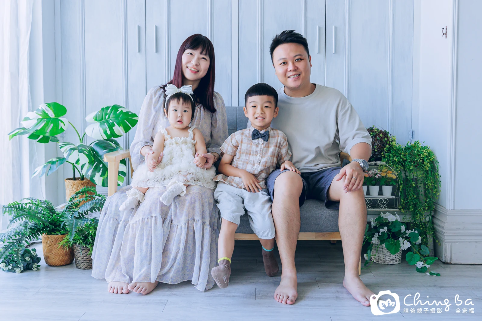 溦溦的台中小家庭抓周拍攝現場