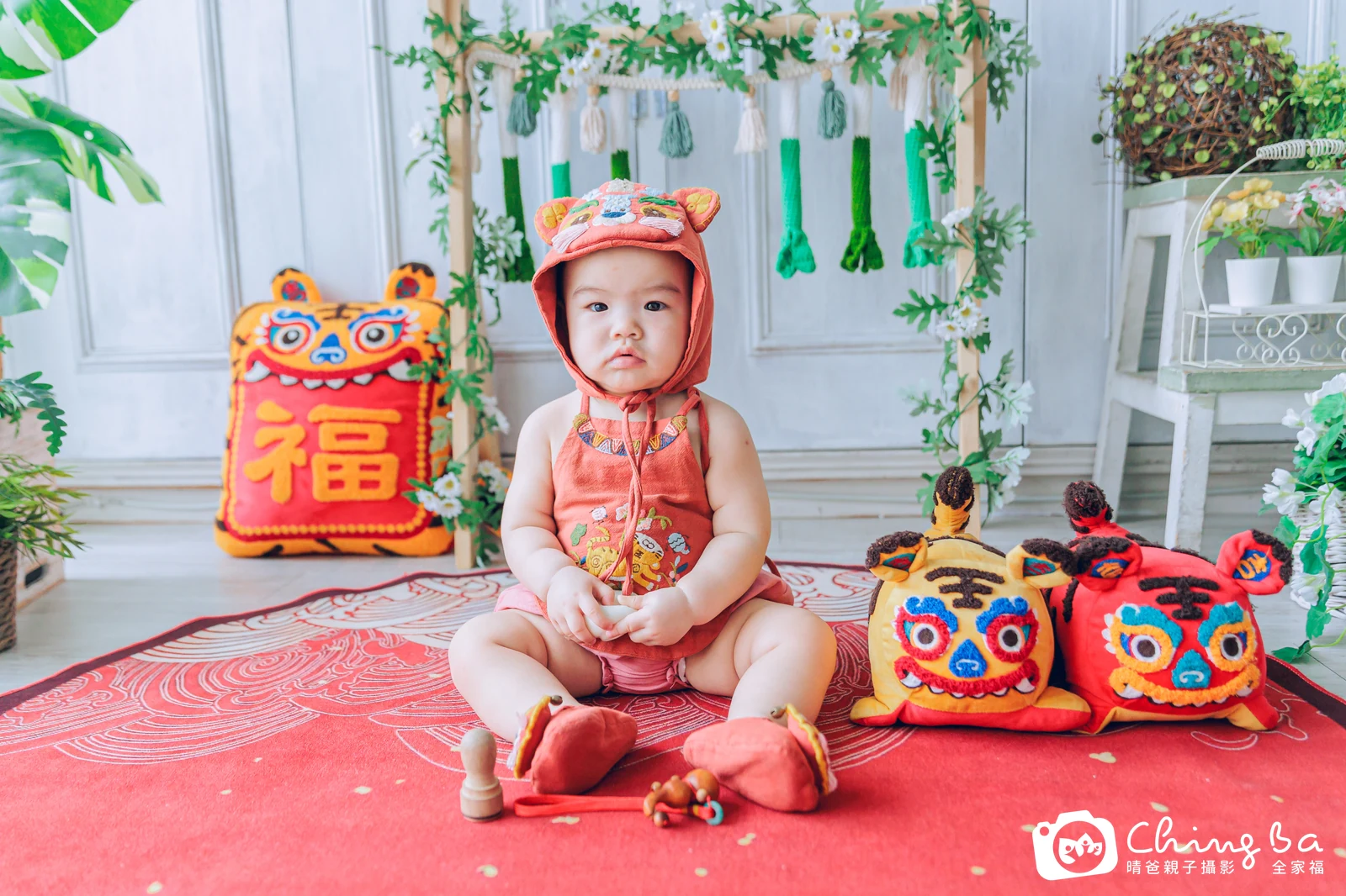 甯甯周歲抓周儀式的紀錄(2024 年春季)