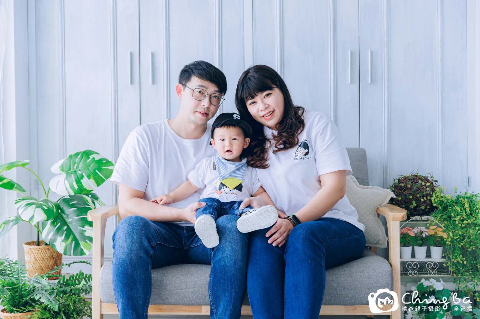 勛的台中小家庭抓周拍攝現場