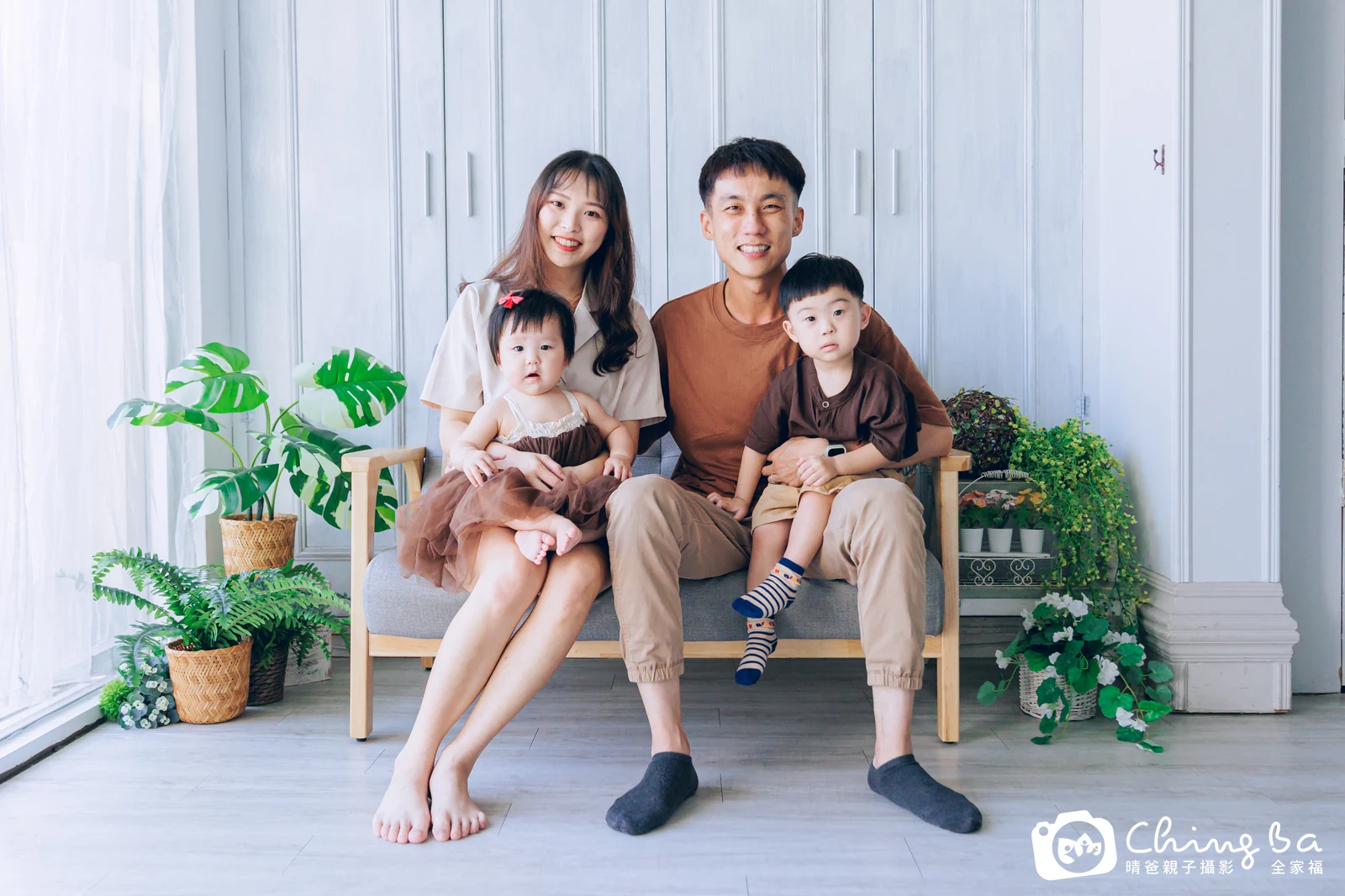11 個月寶貝的椛椛拍抓周,3 大 2 小的周歲紀念