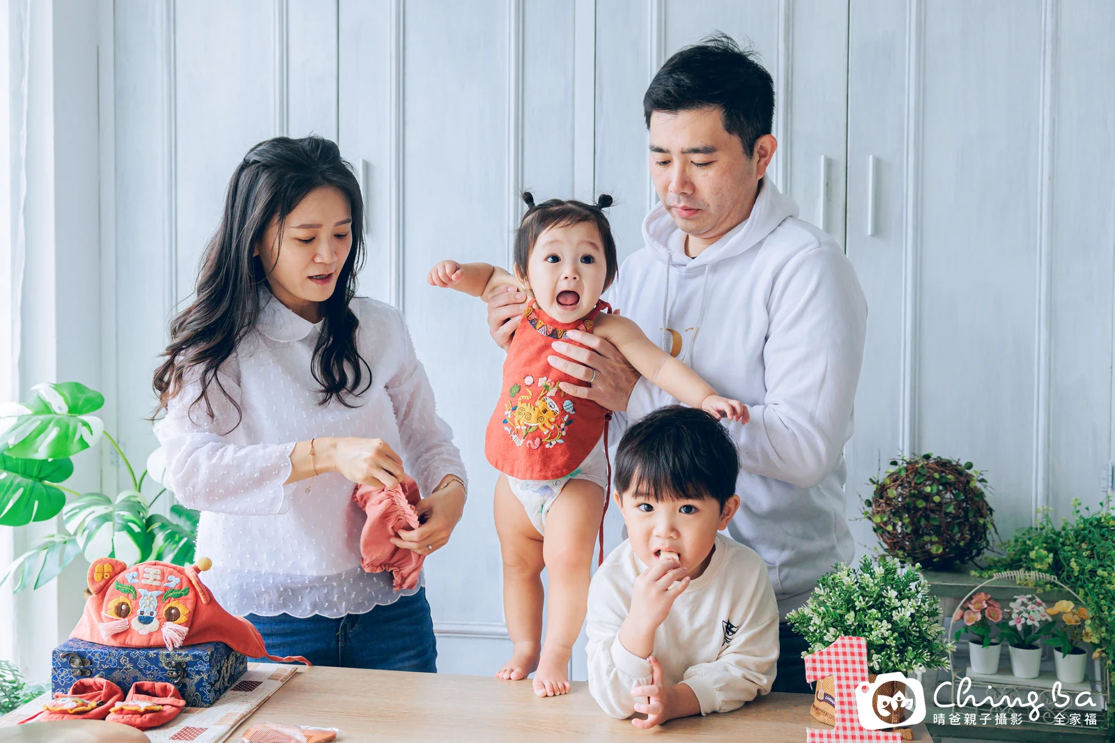 柑仔皮的抓周時光——晴爸親子攝影