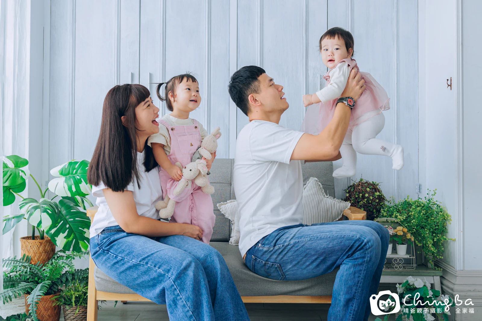 妹妹的台中小家庭抓周拍攝現場