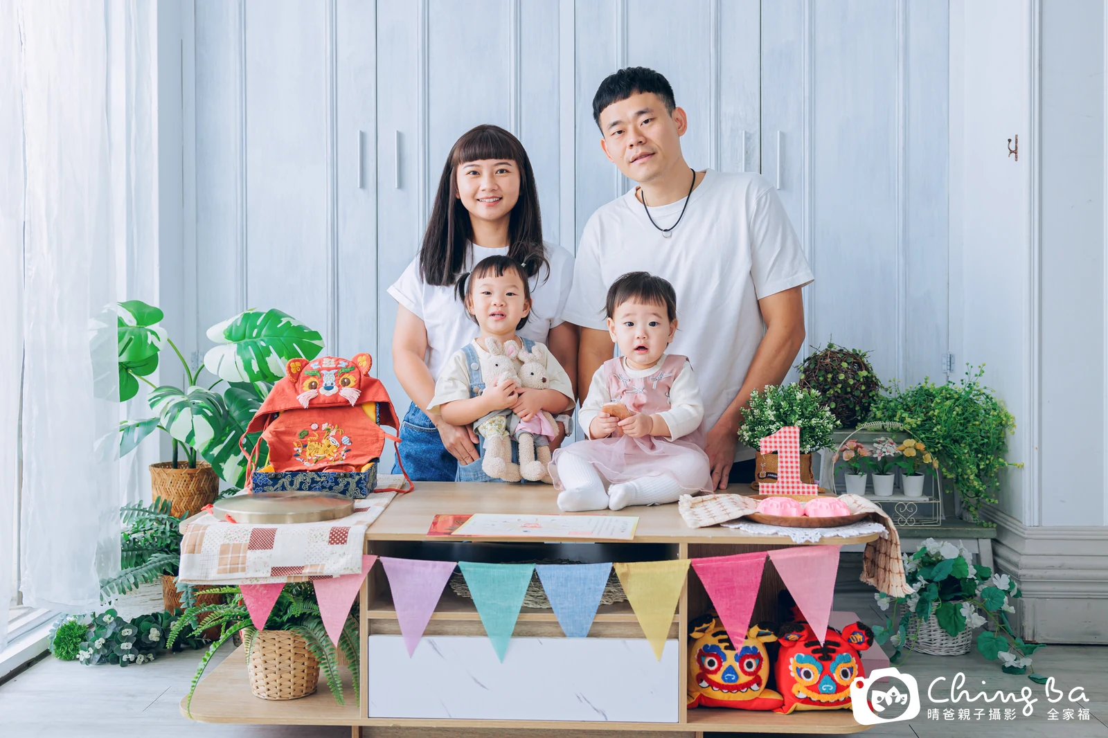 妹妹在台中拍小家庭抓周的珍貴一刻