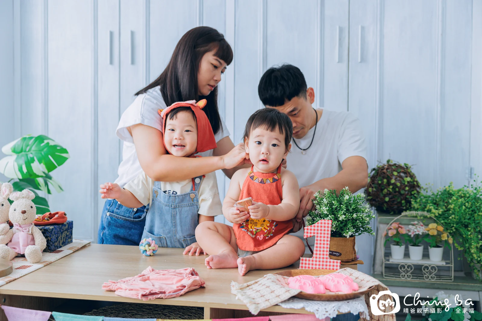 妹妹周歲抓周儀式的紀錄(2025 年冬季)