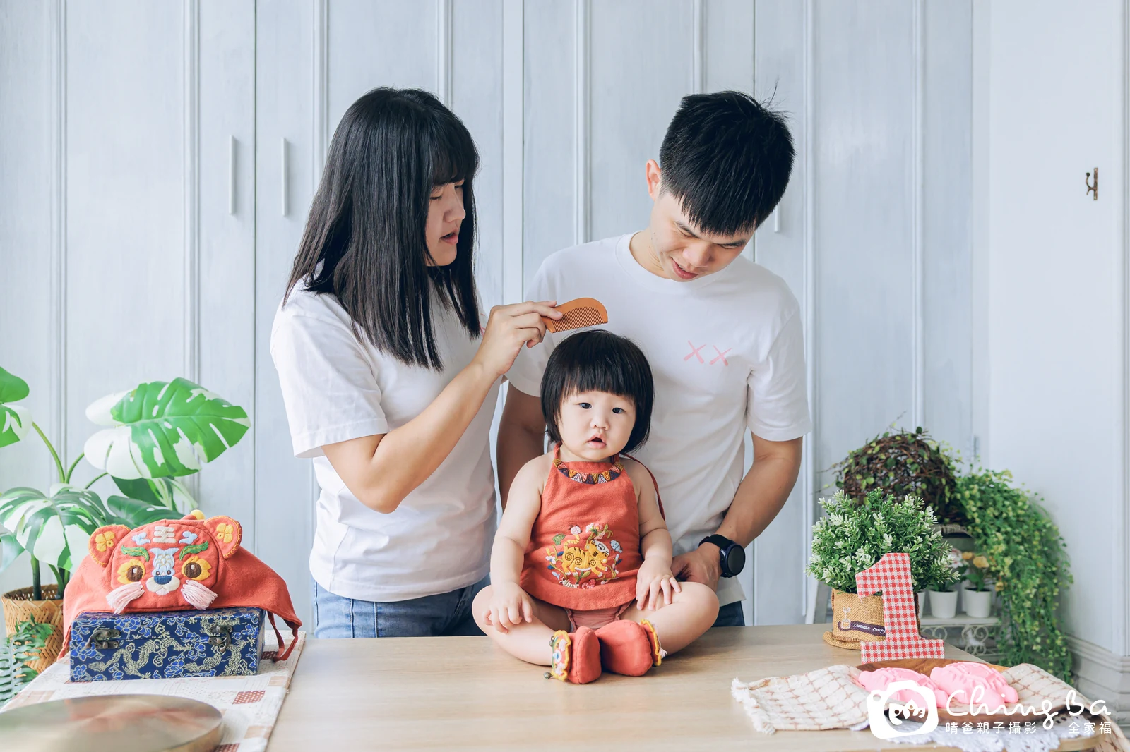 小泡芙周歲抓周儀式的紀錄(2026 年春季)