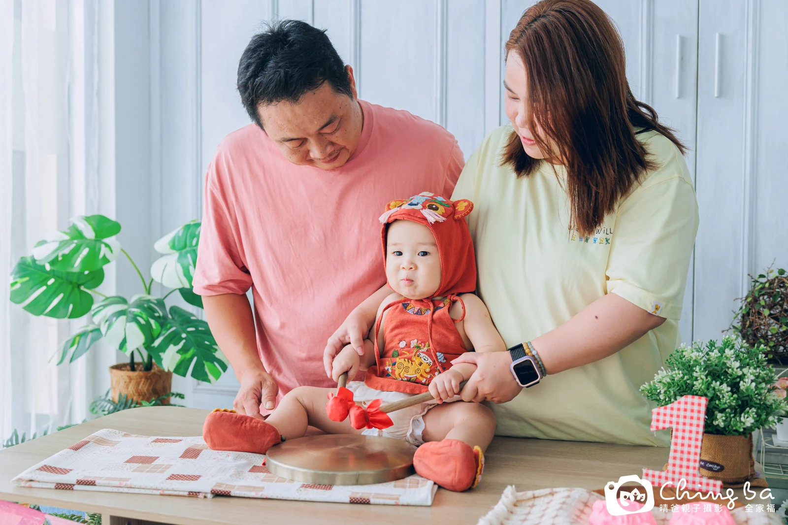 齊齊周歲抓周儀式的紀錄(2025 年秋季)