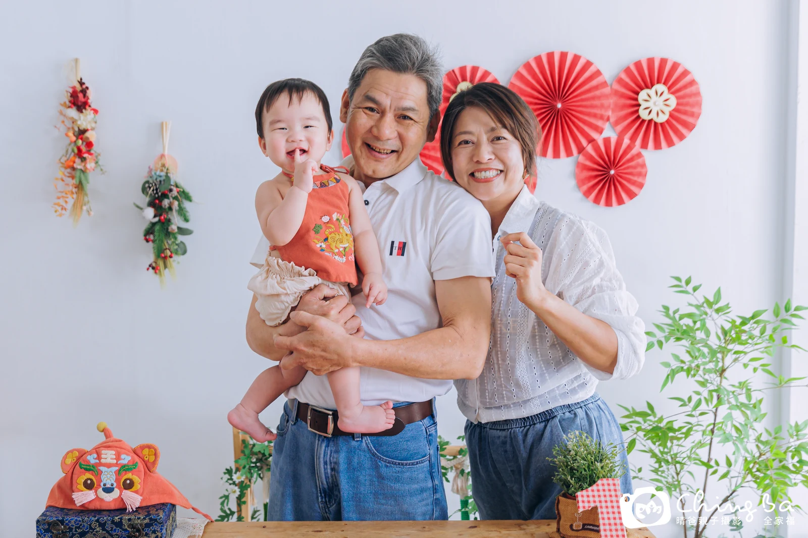 謙的抓周時光——晴爸親子攝影