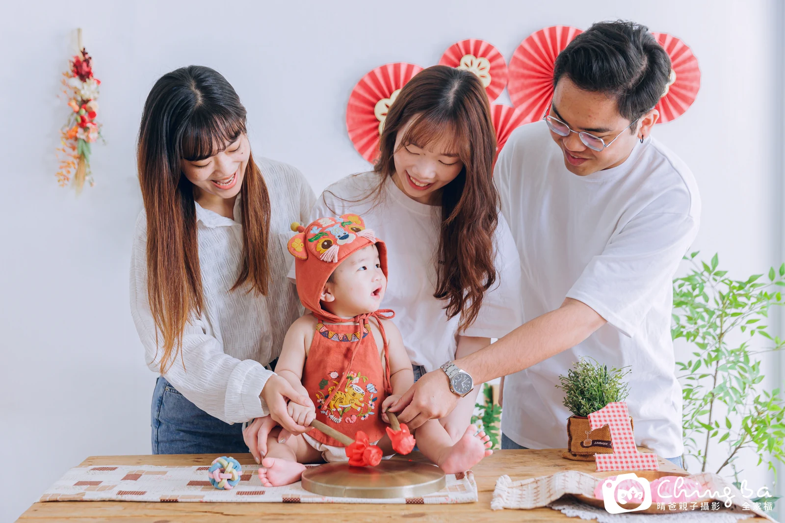 謙的抓周時光——晴爸親子攝影