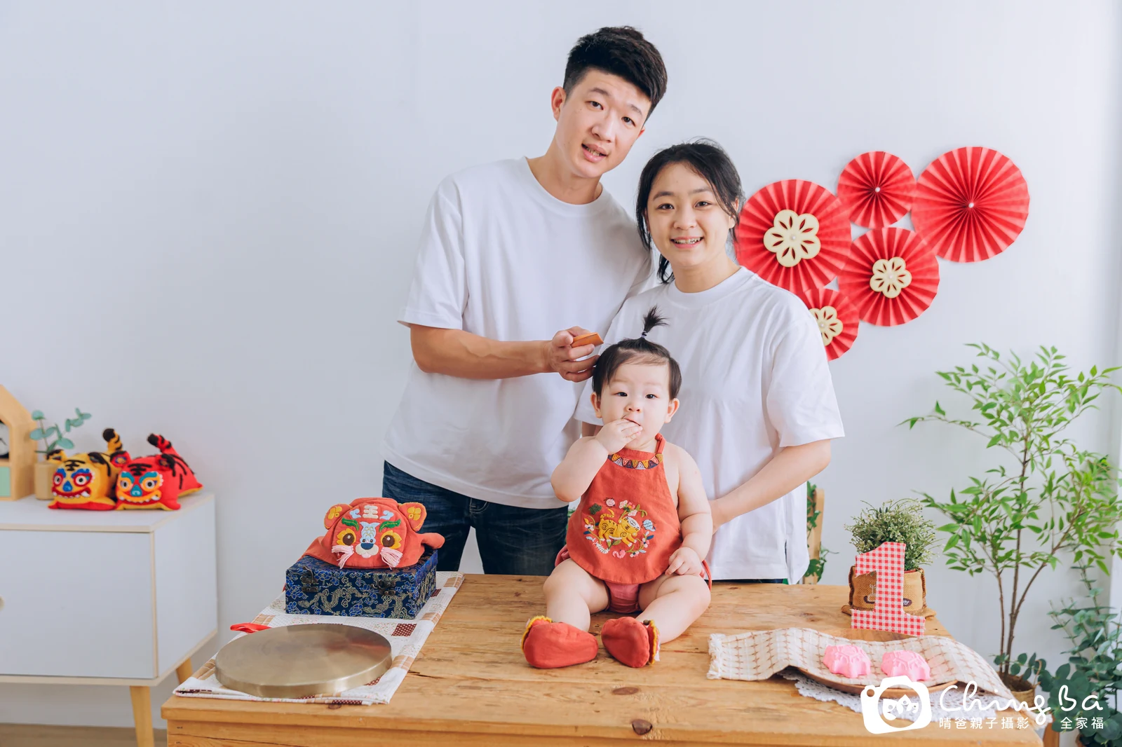 咪嚕周歲抓周儀式的紀錄（2024 年夏季）