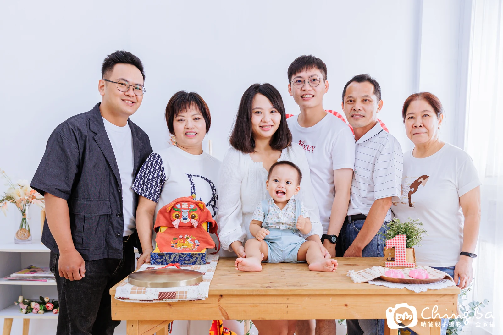 小家庭抓周拍作品｜2023 年秋季｜晴爸親子攝影