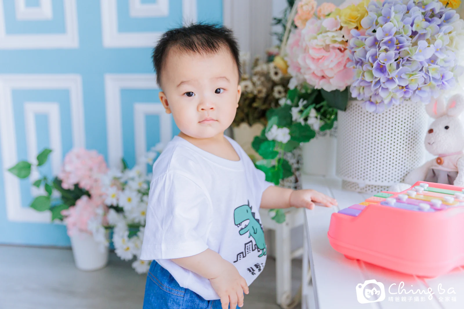 彥彥的抓周時光——晴爸親子攝影