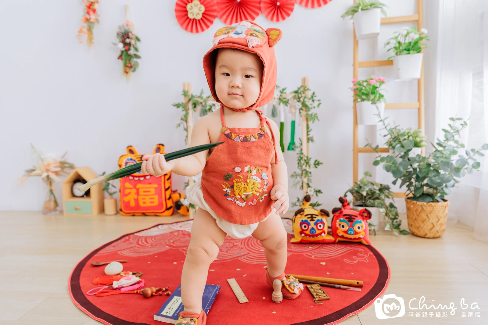 彥彥的抓周時光——晴爸親子攝影